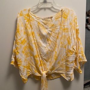 Cute yellow and white cover up
